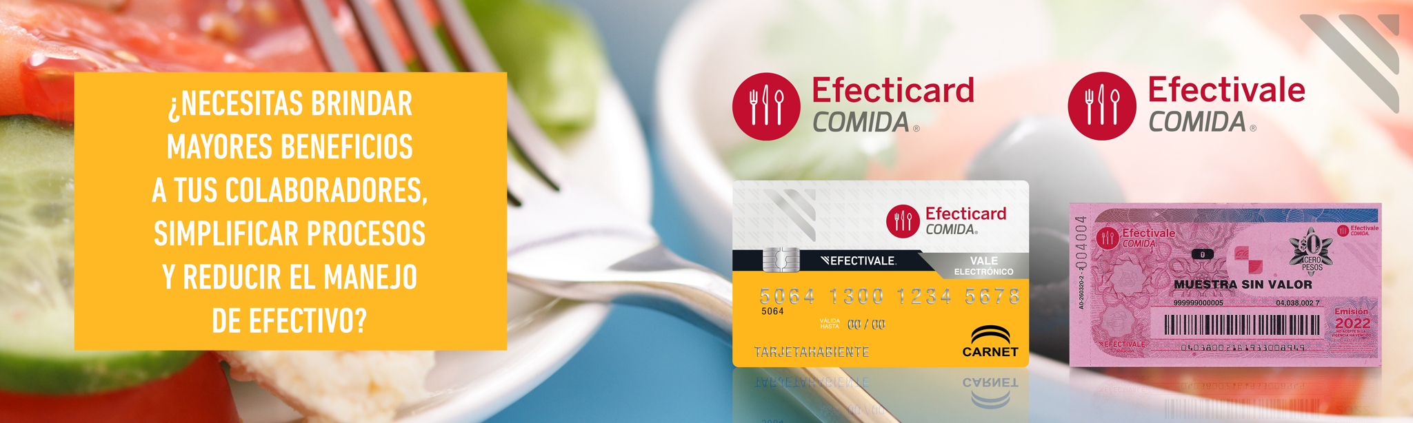 Efecticard Efectivale Comida